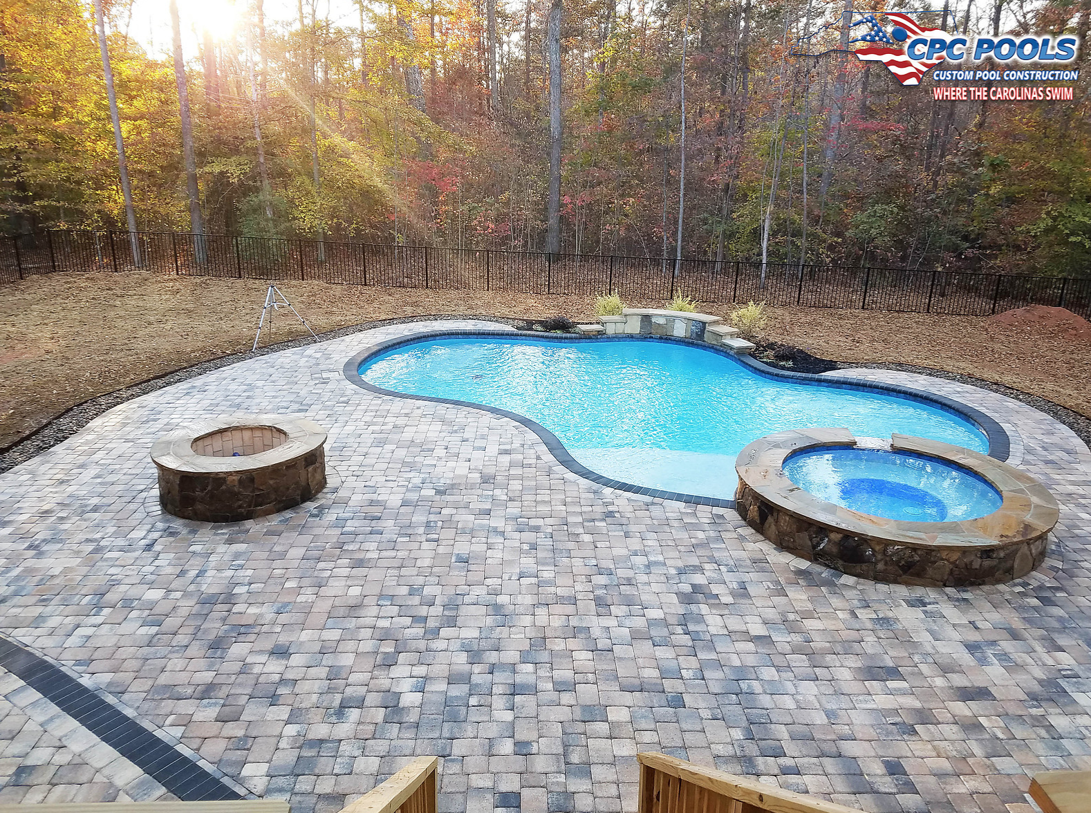 Stanley NC Custom Inground Luxury Concrete Swimming Pools from CPC Pools Call 704-799-5236