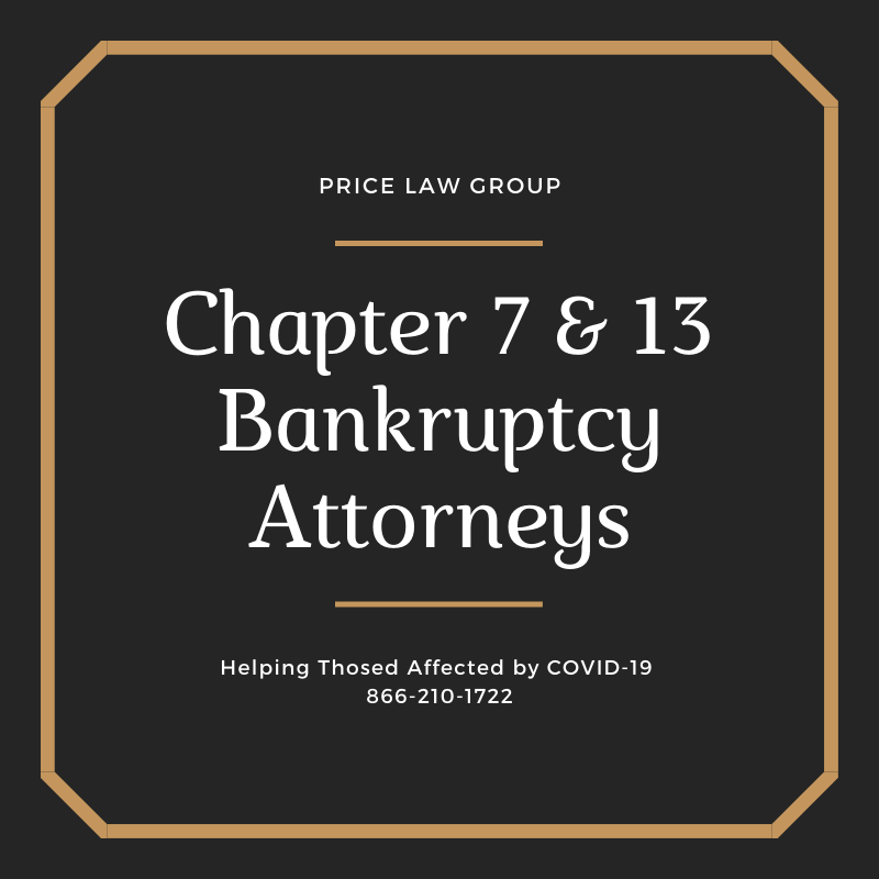 Chapter 13 Bankruptcy Texas Price Law Group Covid 19 866-210-1722