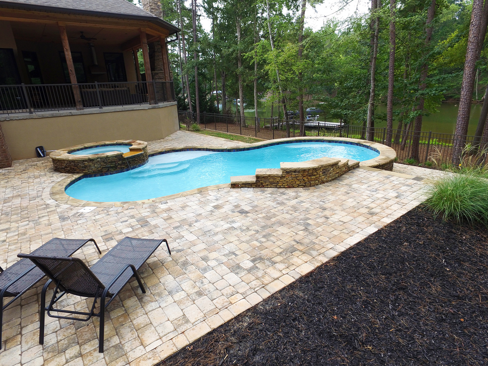 Terrell North Carolina Custom Inground Concrete Pools from CPC Pools Call 704-799-5236