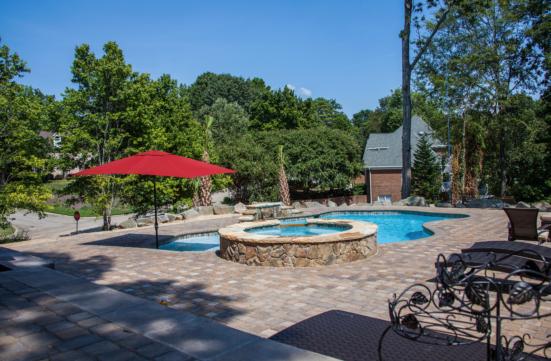 Troutman North Carolina Custom Luxury Concrete Pools By CPC Pools Call - 704-799-5236
