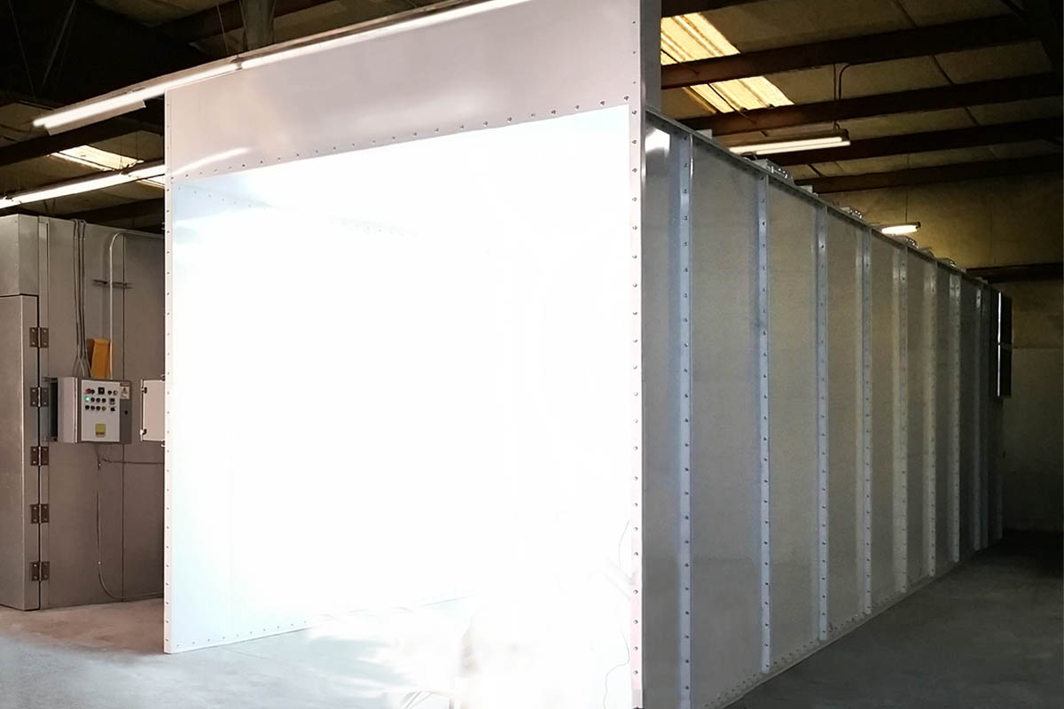Order High End Powder Spray Booths For Sale From Booths And Ovens 877-647-1089