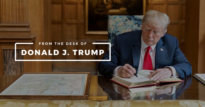 From the Desk of Donald J. Trump