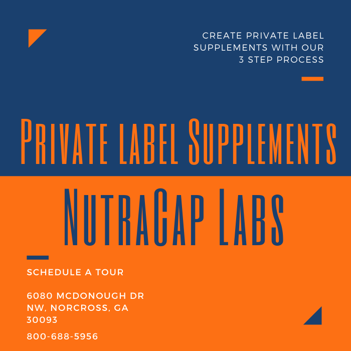 Private Label Custom Supplements NutraCap Labs 800-688-5956