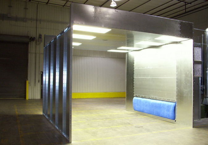 Powder Coating Spray Booth Booths and Ovens 877-647-1089