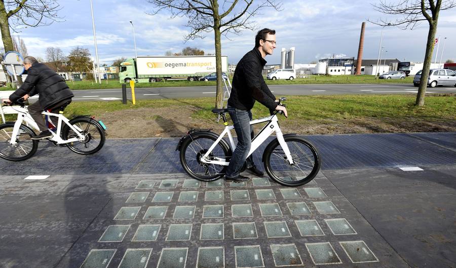Netherlands' Solar Bike Paths