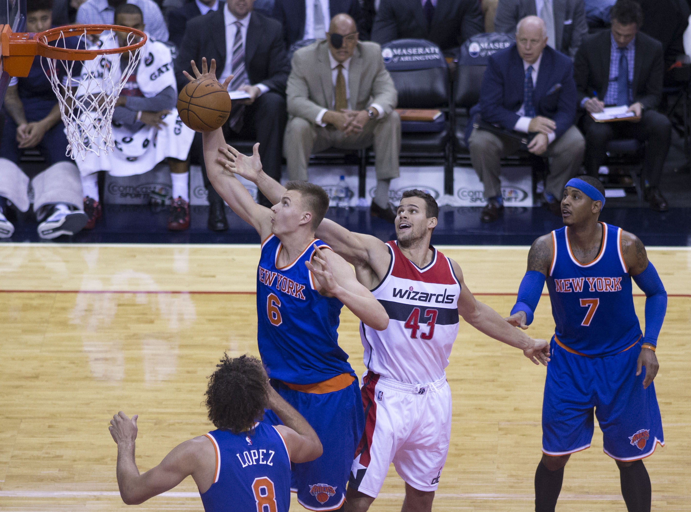 The Knicks have traded Robin Lopez for Joakim Noah 