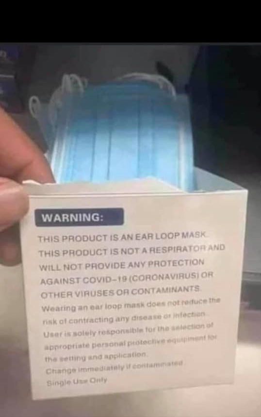 Mask that don't Prevent Covid 19