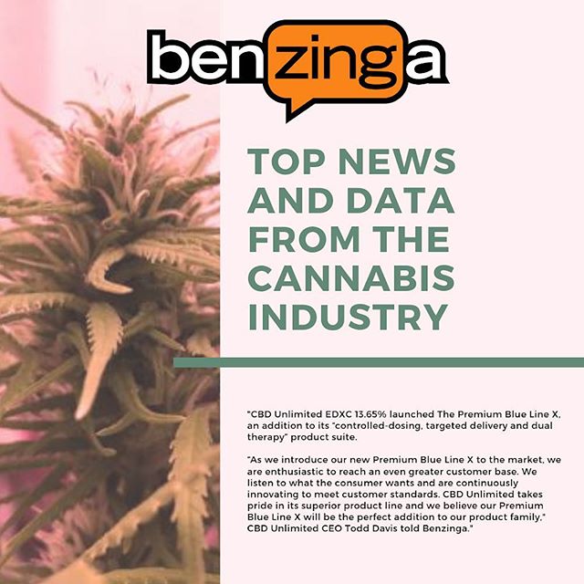 Thank you Benzinga for the powerful mention, we appreciate you! - CBD Unlimited