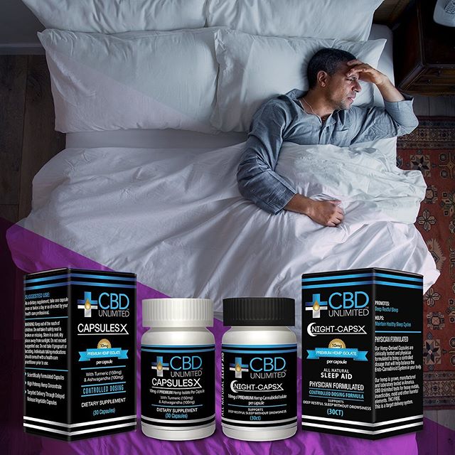 Our Nightcaps can help you have a deep, relaxing night sleep - CBD Unlimited