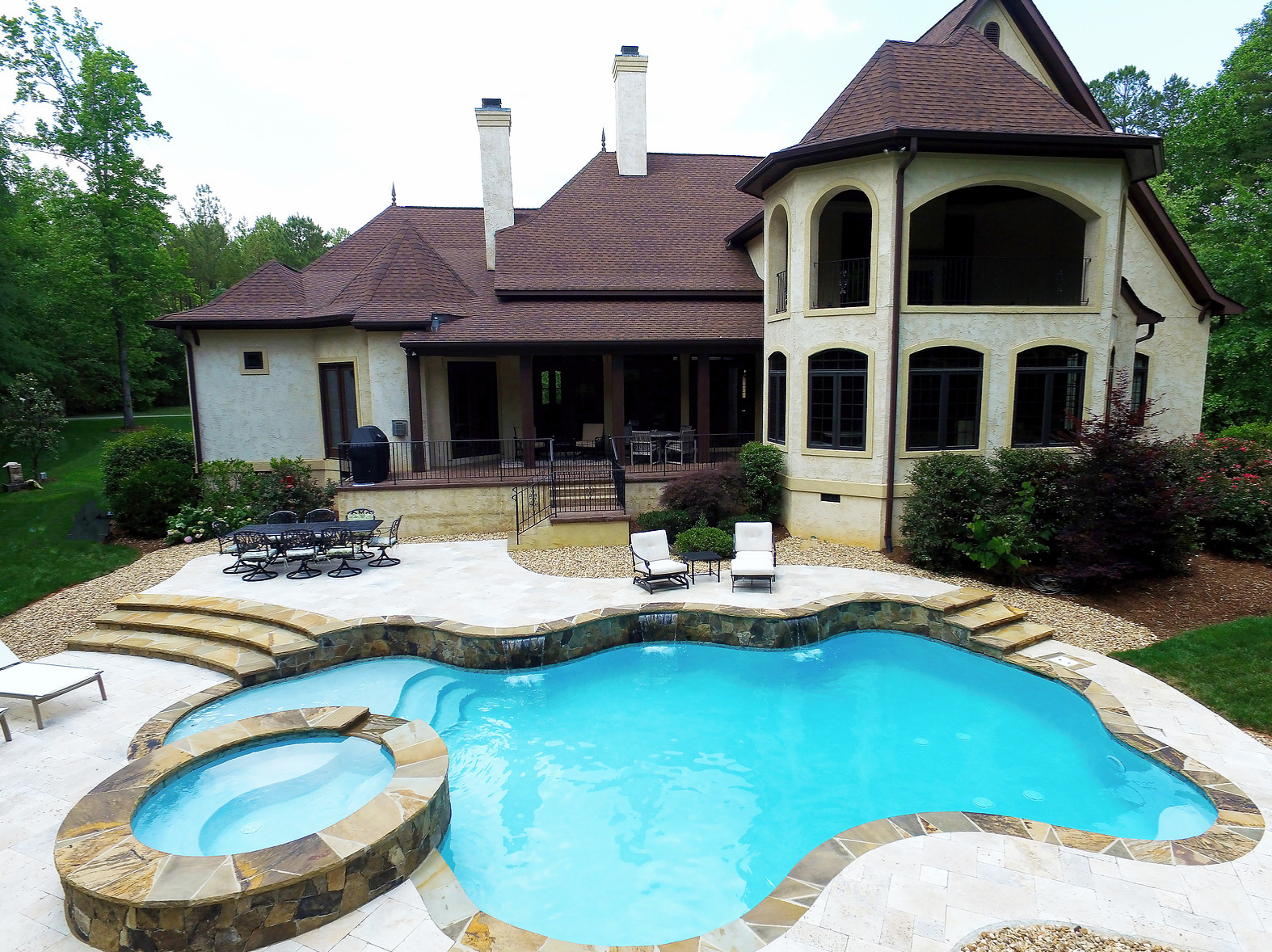 Design Your Inground Concrete Pool in Lake Norman North Carolina with CPC Pools 704-799-5236