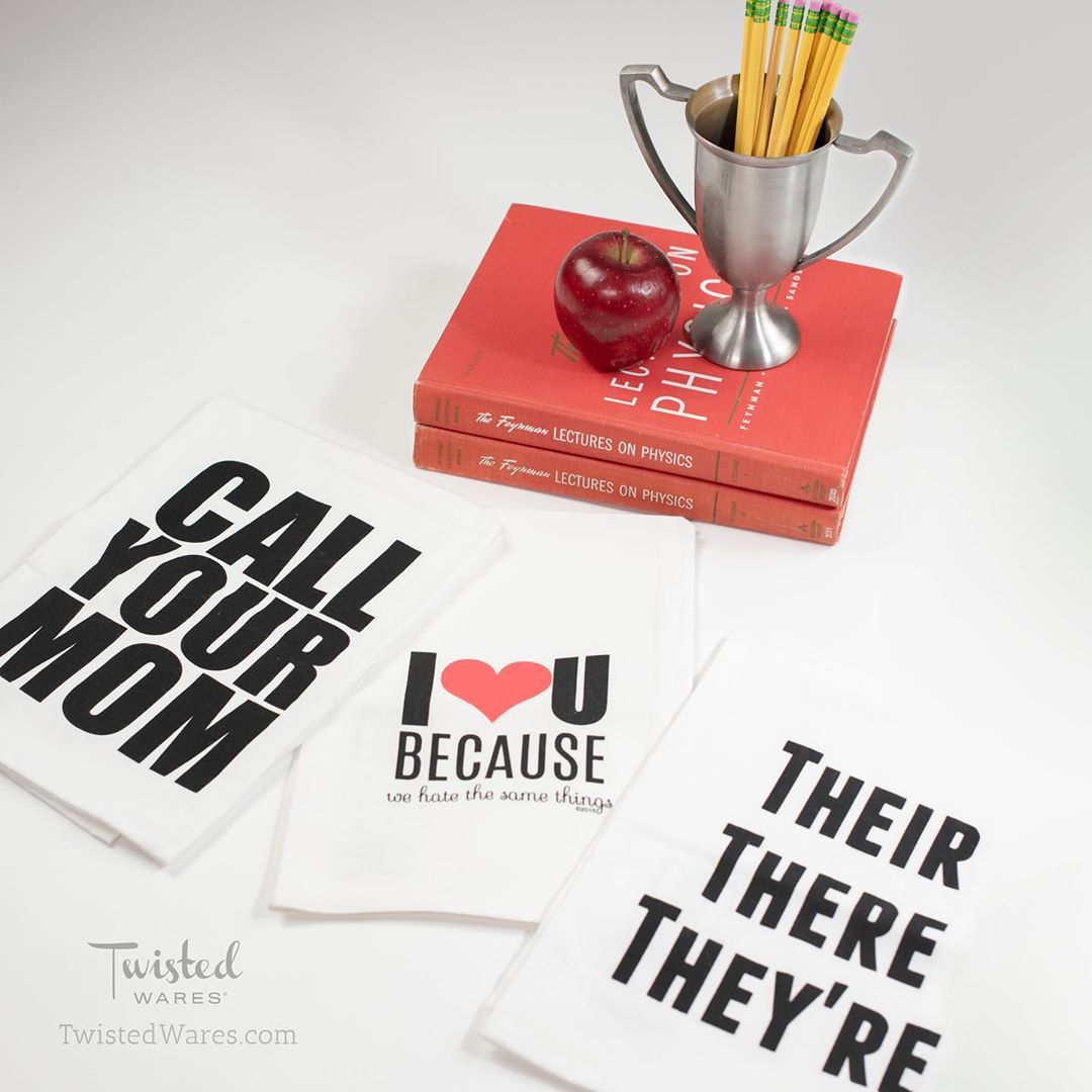Hilarious kitchen towels and novelty napkins for your home from Twisted Wares