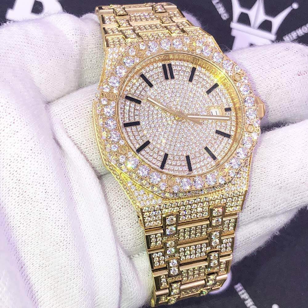 Simulated diamond watch, beautiful and pure ice from Hip Hop Bling