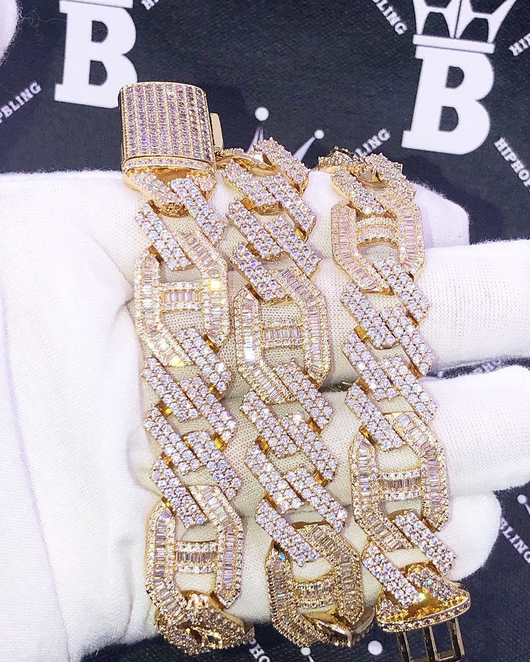 Order your own iced out chains and custom jewelry today from HipHopBling.com