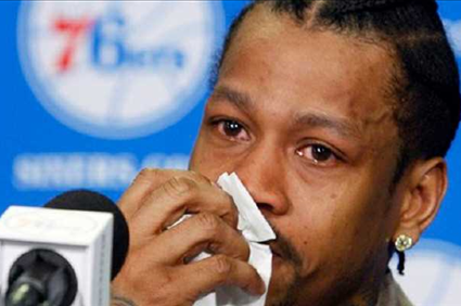 Allen Iverson Seen Begging for Change Outside Atlanta's Lenox Mall