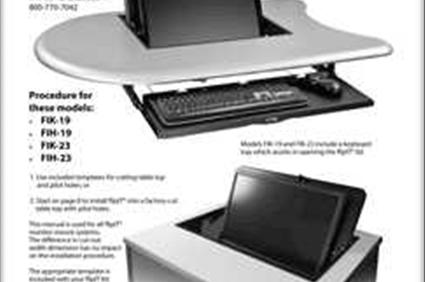 Classroom Computer Desks PC Computer Desks for Classrooms FI Series flipIT SMARTdesks