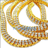 Two Row Iced Out Chains