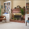 Fireplace in living room