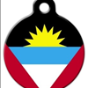 National Flag of Antigua & Barbuda Custom Name Tag