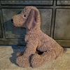 floppy dog stuffed animal using a vintage sewing pattern from Etsy