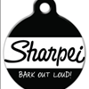 Shar Pei Barker Dog Collar Tag