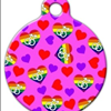 Queer Male Hearts Pet ID Tag