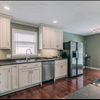 Stainless appliances are great addition to this kitchen 