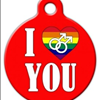 I Love You Gay Custom Pet Tag 