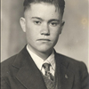 The author as a high school student