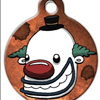 Happy Clown Dog ID Tag