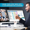 Live Zoom Interviews listed on Classworx. Schedule Your company Interview 