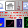 Word-art gifts in ANY shape