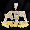 Custom addicted to money pendant, yours today when you order from HipHopBling.com