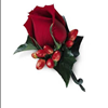 Classic Red Boutonniere Atlanta Florist Carithers Flowers