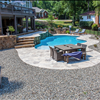 Inground Custom Concrete Pool Installation in Mooresville North Carolina Call CPC Pools 704-799-5236