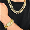 Ice medley cuban chain, pure fire and only available from Hip Hop Bling