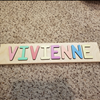 Wooden name puzzle 