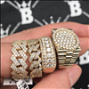 Diamond rings 10-14K, drippin' in fresh ice. Get yours from Hip Hop Bling