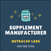 Get Private Label Supplement Manufacturing with NutraCap Labs 800-688-5956