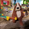 Bruno doing a little fishing at the Children's Museum of Atlanta