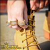 Get your high end diamond rings drenched in gold from Hip Hop Bling