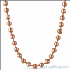 Rose Gold Bead Necklace 