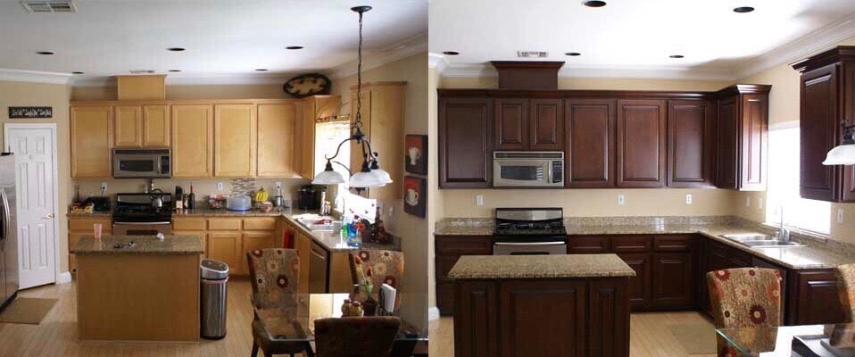 Marietta Home Owners Call Us To Reface Your Kitchen Cabinets