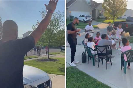 OSU's Jonathon Cooper Mobbed By Neighborhood Kids After NFL Draft Pick, Adorable Video!