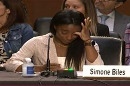 Simone Biles Gets Emotional Testifying On Capitol Hill, System Failed Me