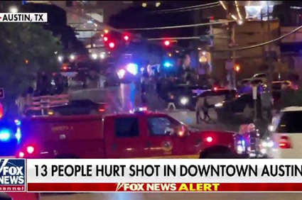 Austin mass shooting: 1 suspect in custody, another at large after 14 injured in entertainment district