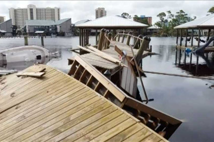 Hurricane Sally destruction along Alabama coast seen in drone video