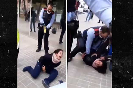 Woman Tased by Cops in Spain, Allegedly Assaulted Medical Staff