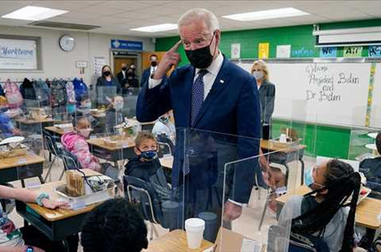 Bidens get an earful from fifth-graders on virtual learning experience