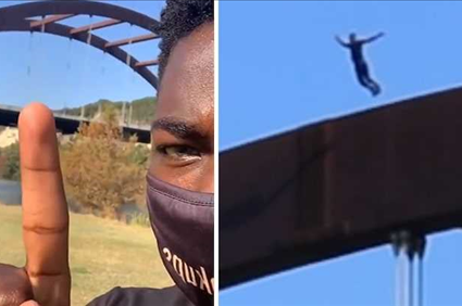 YouTuber Saa Fomba Jumps Off Colorado River Bridge and Suffers Fractured Skull