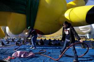 Helium gives NYC's Thanksgiving Day parade a lift